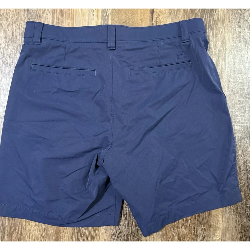 Southern Tide Brrr Shorts Men's Size 34 Blue Performance Golf stretch